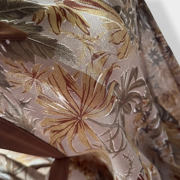 VINTAGE 60s-70s Dress dagger collar pleated midi fit & flare Cottagegore XS - Picture 12 of 16